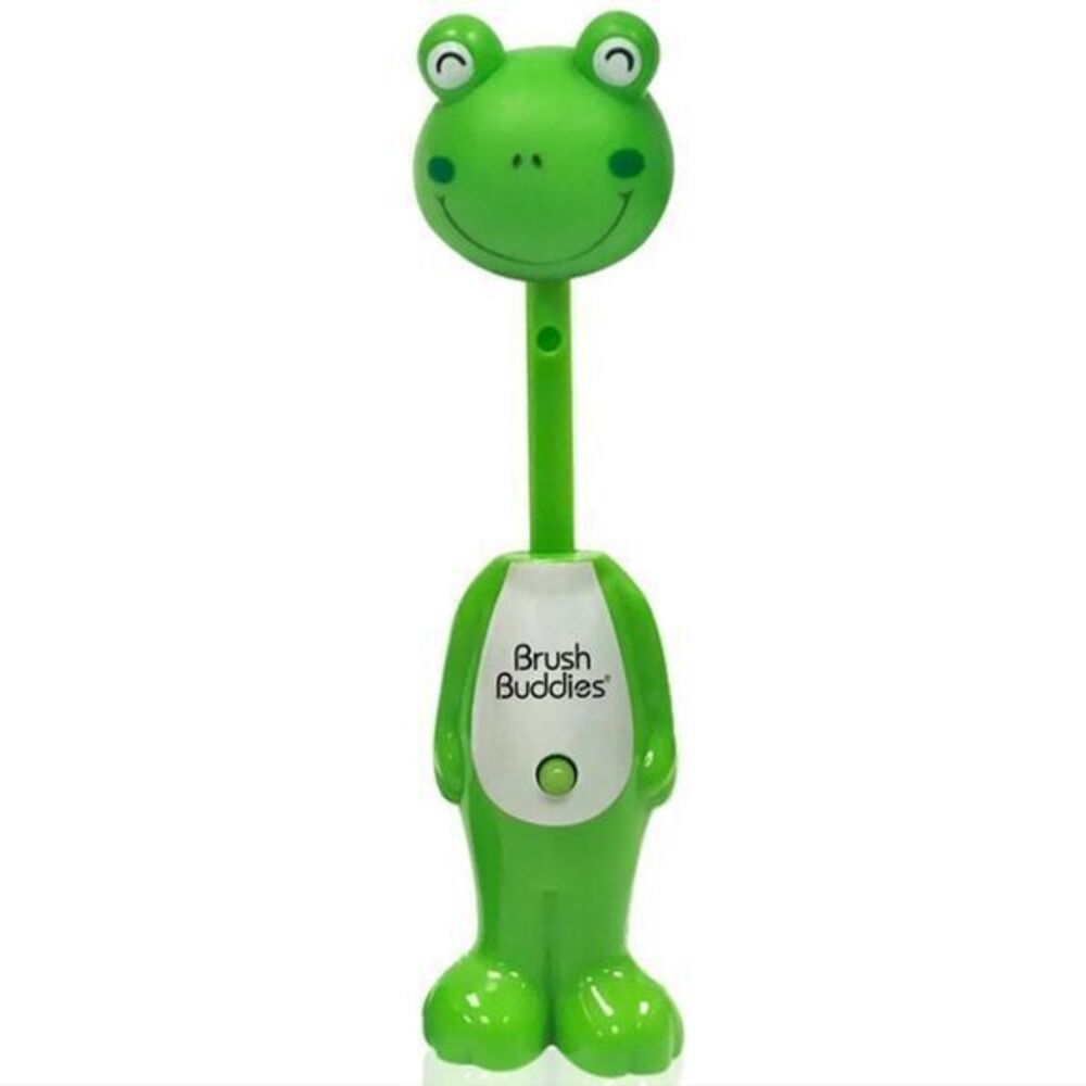 Brush Buddies Poppin Toothbrush Leapin Louie‎ Frog Green